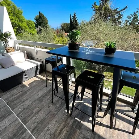 Superbe Appartement, Cap D'antibes - Clim, Parking, Terrasse Vue 앙티브